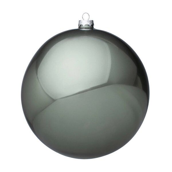 bizzotto sfera di natale in vetro colore verde chiaro shimmer d200 0930042