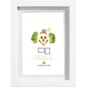 Bubola & Naibo CORNICE LEIDA SERIE SMILE IN PPC COLORE BIANCO 18 X 24 CM. 5860C BI 06