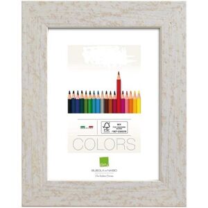 Bubola & Naibo CORNICE ANDY IN LEGNO SERIE COLORS COLORE BIANCO 24 X 30 CM. 3860 12 09