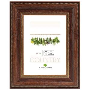 Bubola & Naibo CORNICE FABRIANO SERIE COUNTRY IN LEGNO COLORE NOCE 18 X 24 CM. 5015 05 06