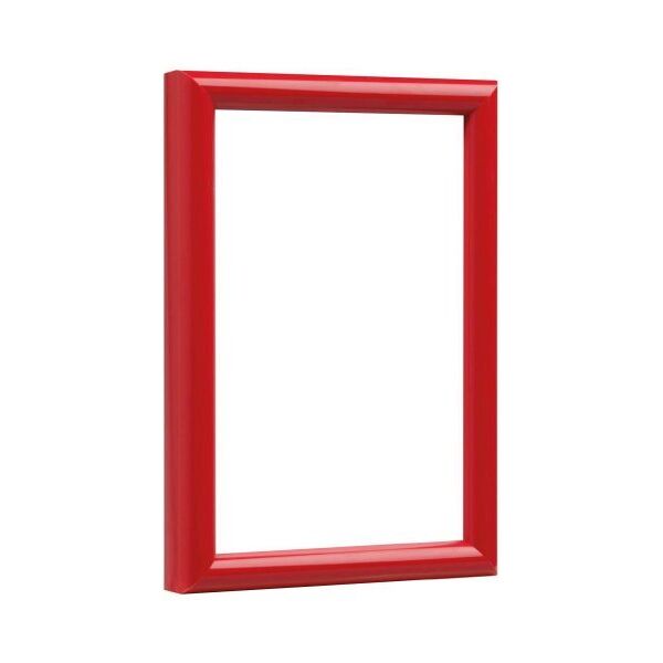 bubola & naibo cornice pla-style serie basic in plastica colore rosso 13 x 18 cm. pla01 ro 04