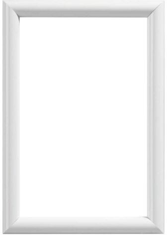 Bubola & Naibo CORNICE PLA-STYLE SERIE BASIC IN PLASTICA COLORE BIANCO 21 X 29,7 CM. P PLA01 BI MA4