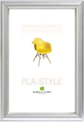 Bubola & Naibo CORNICE PLA-STYLE SERIE BASIC IN PLASTICA COLORE ARGENTO 18 X 24 CM. PLA01 AA 06