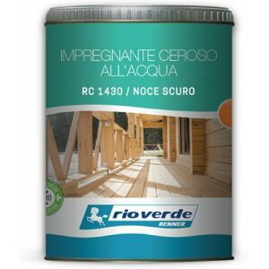 Rio IMPREGNANTE CEROSO ALL'ACQUA COLORE NOCE SCURO 0,75 LT. RC1430