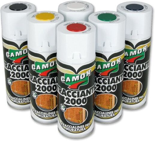 camon tracciante 2000 nero vernice spray per tracciatura a parete 400 ml. 553110