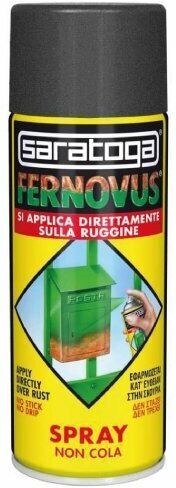 Saratoga FERNOVUS SPRAY METALLIZZATO ML. 400 GRAFITE FERRO ANTICO