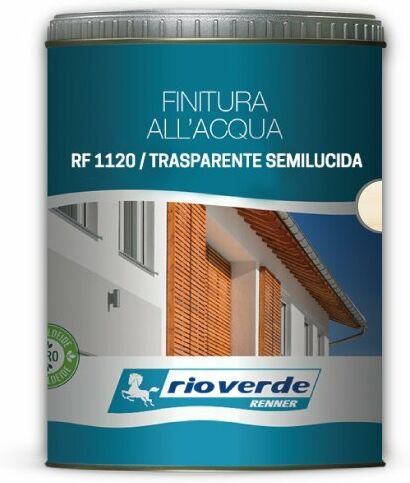 Rio FINITURA PER ESTERNI CLASSICA ALL'ACQUA TRASPARENTE SEMILUCIDA 750 ML. RF1120