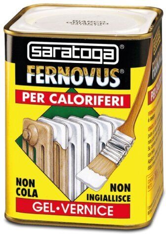 Saratoga FERNOVUS SPECIALE PER CALORIFERI 750 ML. VERNICE GEL BIANCO GHIACCIO 88650002