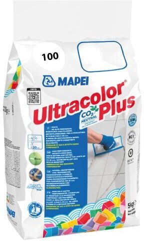 Mapei ULTRACOLOR PLUS MALTA CEMENTIZIA AD ALTE PRESTAZIONI 5 KG. COLORE 100 BIANCO 6010045A