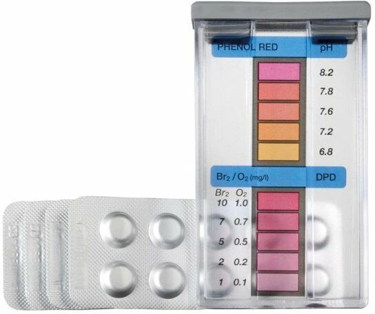 gre kit test analisi ossigeno/bromo + ph pastiglie dpd4 40066