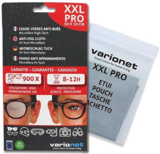 varionet high-tech pro xxl panno anti appannamento in microfibra 900 utilizzi af mf xxl