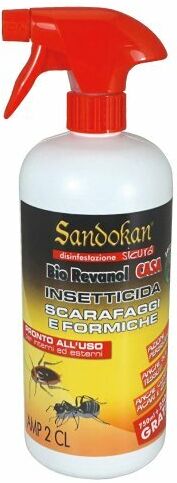 sandokan insetticida bio revanol casa scarafaggi e formiche trigger 750 ml 7075