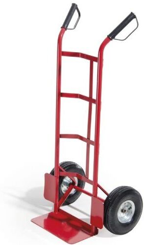 verdelook carrello portatutto portata 150 kg. con 2 ruote pneumatiche rosso 80