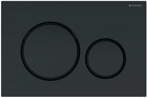 Geberit SIGMA20 PLACCA DI COMANDO DOPPIO TASTO NERO OPACO/NERO 115.882.16.1 Geberit SIGMA20 PLACCA DI COMANDO DOPPIO TASTO NERO OPACO/NERO 115.882.16.1