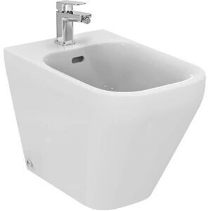 Ideal Standard TONIC II BIDET FILO PARETE A TERRA FINEFIRECLAY BIANCO COPRIPILETTA IN CERAMICA K523801