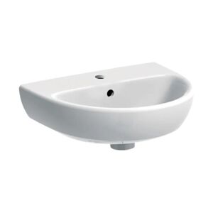 Geberit SELNOVA LAVAMANI 45 CM. MONOFORO IN VETROCHINA BIANCO 500.324.01.7