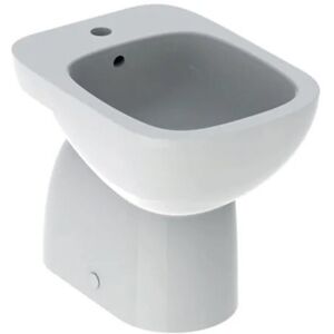 Geberit FANTASIA BIDET MONOFORO A PAVIMENTO IN VETROCHINA BIANCO 500.865.00.1