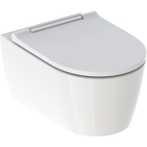 Geberit ONE VASO WC SOSPESO SOSPESO A CACCIATA TURBOFLUSH CON SEDILE BIANCO KERATECT 500.202.01.1