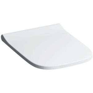 Geberit SMYLE SQUARE SEDILE WC AVVOLGENTE A CHIUSURA RALLENTATA E SGANCIO RAPIDO IN DUROPLAST BIANCO 500.687.01.1