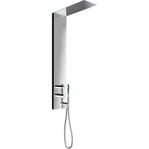 Ercos SQUARE COLONNA DOCCIA IN ACCIAIO INOX CON MISCELATORE CROMO BNCOLCQMIX0002