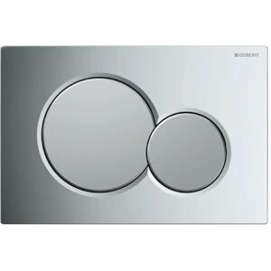 Geberit SIGMA01 PLACCA DOPPIO PULSANTE CROMATO / CROMOSATINATO 115.770.KA.5