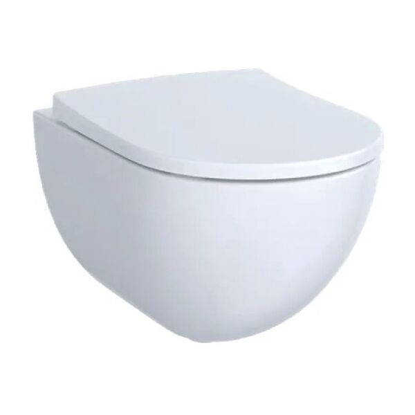 geberit acanto vaso wc sospeso a cacciata rimfree con sedile chiusura rallentata bianco 500.606.01.2