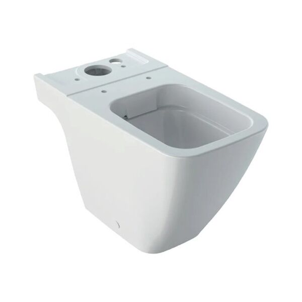 geberit icon square vaso wc a pavimento a cacciata per cassetta di risciacquo esterna rimfree bianco 200930000