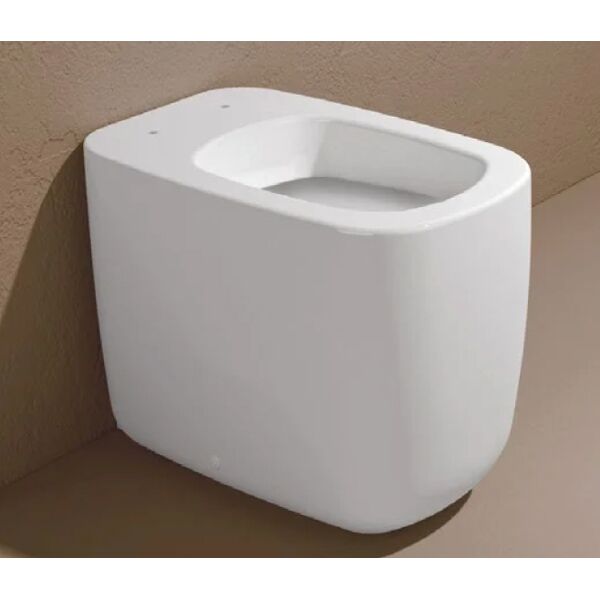 flaminia mono' vaso wc a pavimento btw con brida in ceramica bianco mn117