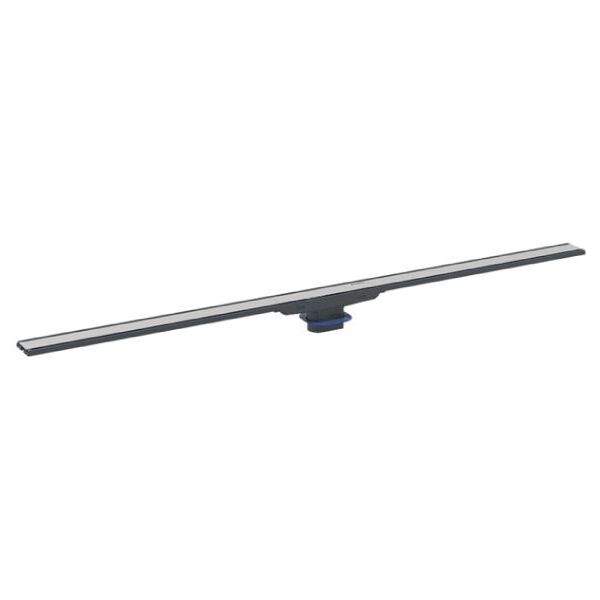 geberit cleanline60 canaletta per doccia a pavimento 30-90 cm. nero/acciaio inox 154.456.00.1