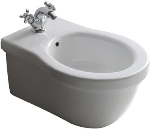 galassia ethos bidet sospeso monoforo 38x55 cm. in ceramica bianco 8440m