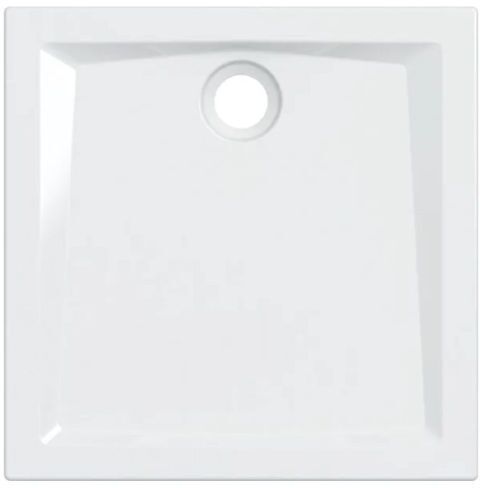 geberit piatto doccia quadrato 80x80 h.6 cm. tipo 60 bianco in gres fine porcellanato 550.028.00.1