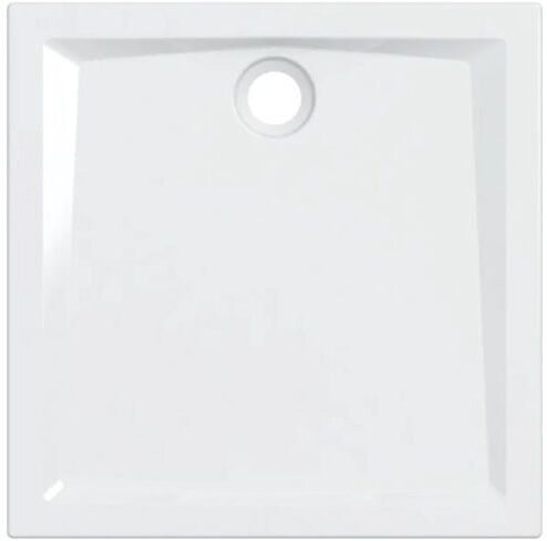 geberit piatto doccia quadrato 90x90 h.6 cm. tipo 60 bianco in gres fine porcellanato 550.029.00.1