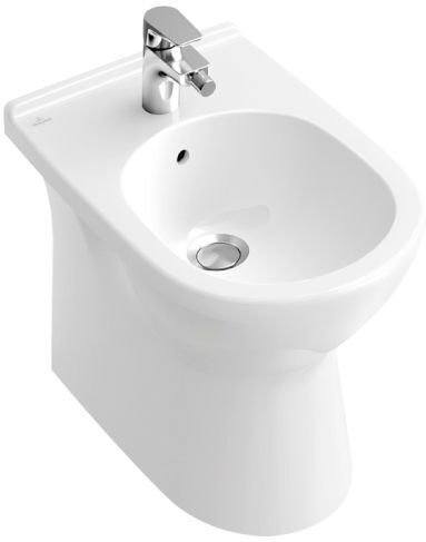 villeroy & boch o.novo bidet a pavimento in ceramica bianco alpin 54610001