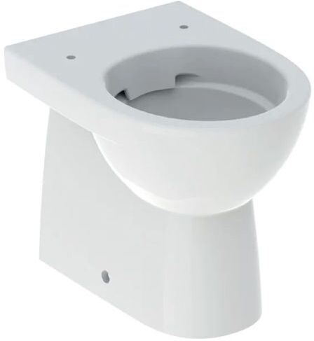 Geberit SELNOVA COMPACT VASO WC A PAVIMENTO BTW A CACCIATA CON SCARICO ORIZZONTALE O VERTICALE RIMFREE BIANCO 500.394.01.7