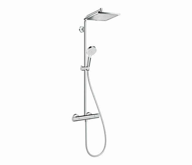 Hansgrohe CROMETTA E SHOWERPIPE 240 1 JET CON TERMOSTATICO 27271000