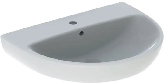 Geberit SELNOVA LAVABO 65 CM. MONOFORO IN VETROCHINA BIANCO 500.297.01.7