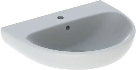 Geberit SELNOVA LAVABO 60 CM. MONOFORO IN VETROCHINA BIANCO 500.305.01.7