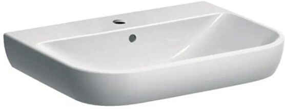 Geberit SMYLE LAVABO MONOFORO 65 CM. IN VETROCHINA BIANCO 500.230.01.1