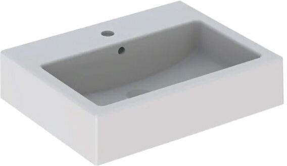 Geberit CLOSER LAVABO 60 CM. CON BACINO INTERNO RETTANGOLARE IN GRES PORCELLANATO BIANCO 500.855.00.1