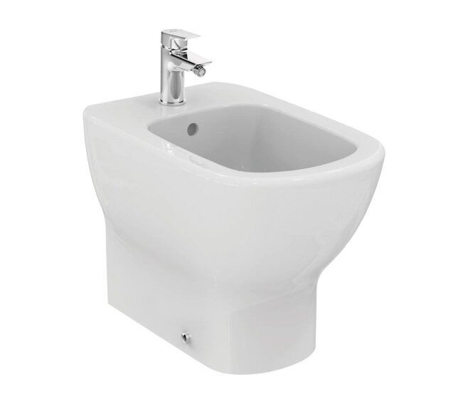 Ideal Standard TESI BIDET MONOFORO A PAVIMENTO FILO PARETE BIANCO T354001