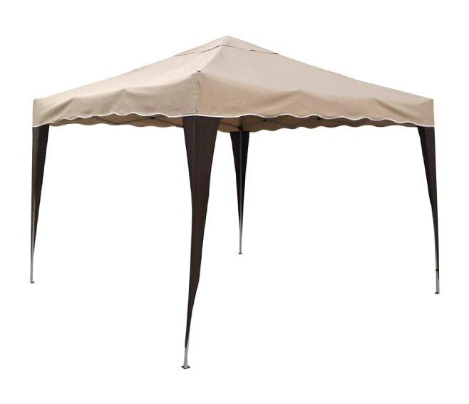 Verdelook GAZEBO PIEGHEVOLE 3 X 2 MT. IN METALLO COPERTURA IN POLIESTERE BEIGE CON SACCA 787/32