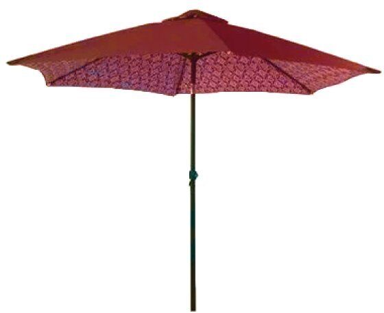 Light OMBRELLONE ARABESQUE Ø 270 CM. ROSSO ORIENTABILE 088256