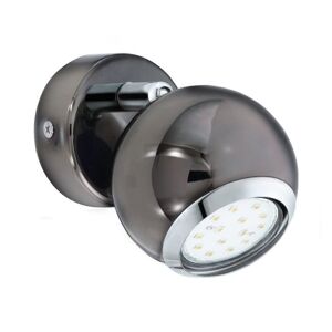 Eglo BIMEDA FARETTO LED 1 LUCE 2,8W GU10 NICKEL/NERO/CROMO 31005