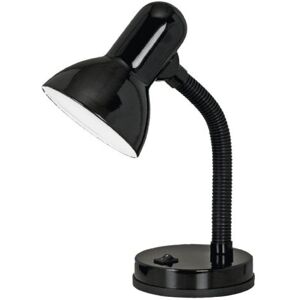 Eglo BASIC LAMPADA DA SCRIVANIA IN METALLO NERO CON COLLO REGOLABILE NERO 1X40W E27 9228