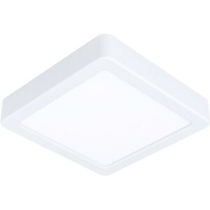 Eglo FUEVA 5 PLAFONIERA LED QUADRATA IN METALLO BIANCO 16X16 CM. 11W 3000K 1350LM 99236