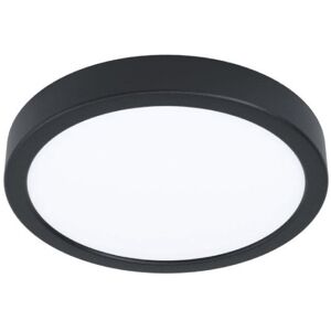 Eglo FUEVA 5 PLAFONIERA LED IN METALLO NERO 17W DN. 210 MM. 3000K 2000LM 99223