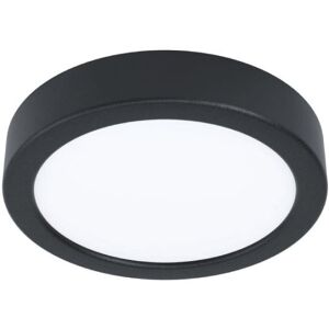 Eglo FUEVA 5 PLAFONIERA LED IN METALLO NERO 11W DN. 160 MM. 3000K 1350LM 99222