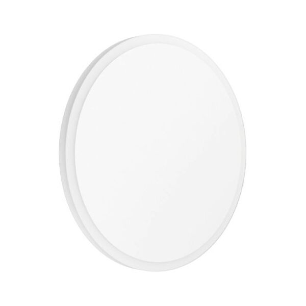 eglo mongodio 1 applique a led in metallo bianco dn. 25 cm. 11,4w 3000k 1300lm 98657