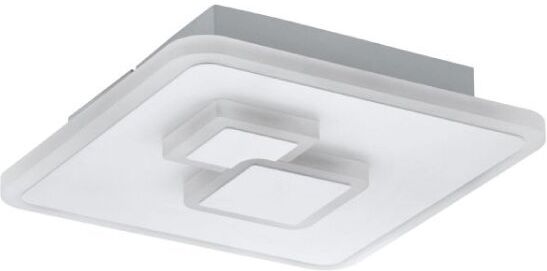 Eglo CADEGAL PLAFONIERA QUADRATA A LED 4000K CORNICE BIANCA 20X20X5 CM. 33941