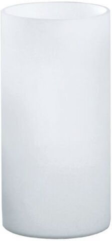 Eglo GEO LAMPADA CILINDRICA DA TAVOLO IN VETRO BIANCO H.20 CM. E14 1X60W 81827